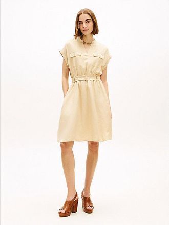 Tommy Hilfiger Belted Relaxed Mini Shirt Dress
