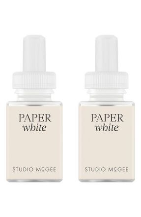 Pura x Studio McGee 2-Pack Diffuser Fragrance Refills in Paper Whtie at Nordstrom