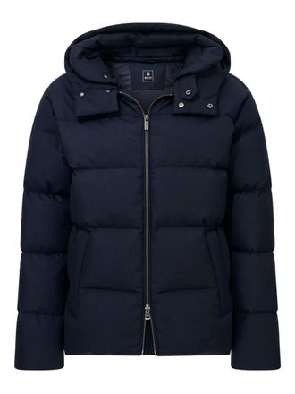 Boggi Milano hooded puffer jacket - men - Fabric - L - Blue