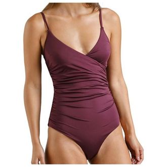 Dedicated Wrap Swimsuit Klinte Badeanzug f&uuml;r Damen | bunt
