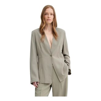 Sams&oslash;e & Sams&oslash;e Sakitra Blazer - - Jackets - Donna - Grigio - L