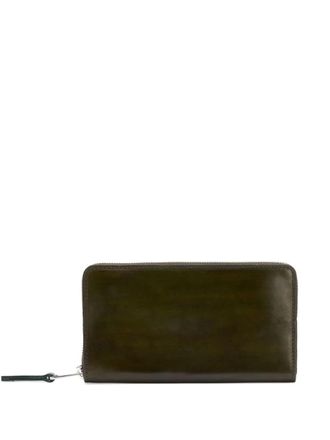 Christophe Lemaire Patina wallet - unisex - Calf Leather - One Size - Green