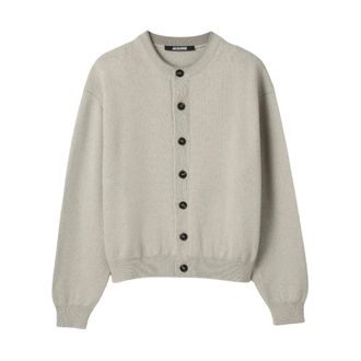 Jacquemus Heren, Truien, Beige, Maat: L Wol