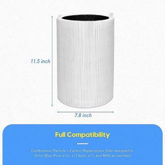 OEM Cartucho De Filtro Para Purificador De Aire Blue Pure 411/411+/411i/411a/f4max (1 Unidad)