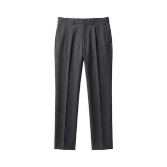 Tom Ford Pantalone - Heren - Broeken - Grijs - Maat: XL Leer