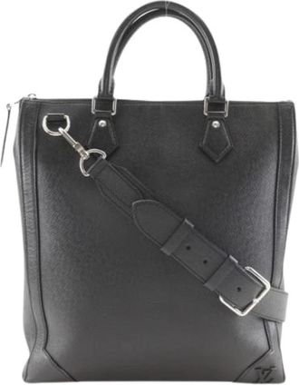 Louis Vuitton Pre-owned Taiga Tote Bag - Heren - Vintage Shopper - Zwart - ONE Size - Leer - Vintage