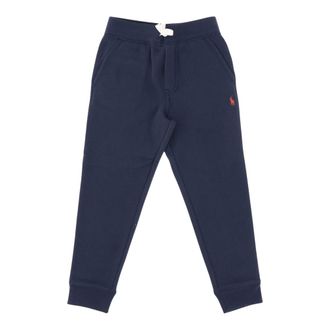 Polo Ralph Lauren Sweatpants, male, Blue, Size: XL Jogging Trousers in Cotton Blend with Logo