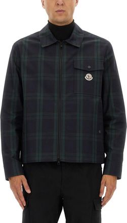 Moncler Multicolor Plaid Shirt Jacket
