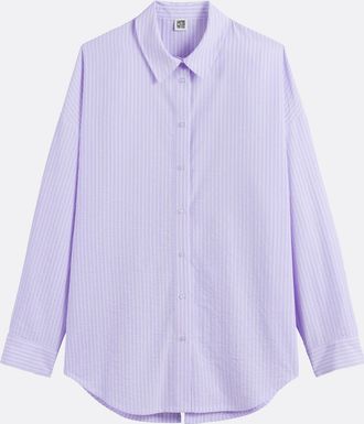 La Redoute Collections Gestreept hemd met bandjes op de rug