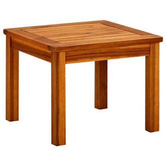 vidaXL Mesa De Centro De Jard&iacute;n Madera Maciza De Acacia 45x45x36 Cm Vidaxl