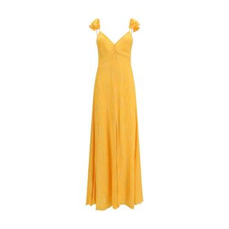 Forte_Forte Orange Viscose Casual Womens Dress