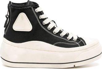 R13 High Top Sneakers Black