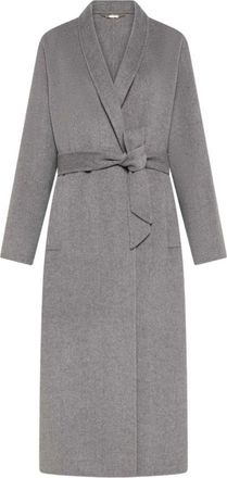 Seventy Cappotto Double Misto Cashmere Handmade - Dames - Mantels - Grijs - Maat: XS Kasjmier
