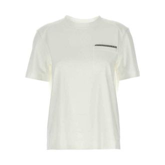 Brunello Cucinelli Womens White Cotton Short Sleeve Shirt, Size XL