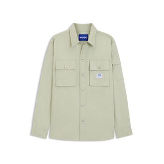 HUGO BOSS Relaxed-fit shirt in cotton ripstop
