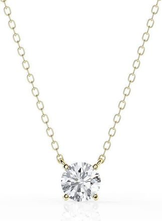 Grown Brilliance 3/4 Carat Round Lab Grown Solitaire Diamond Pendant Necklace