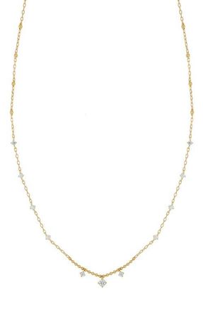 Bony Levy Mykonos Diamond By the Yard Station Necklace in 18K Yellow Gold at Nordstrom