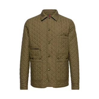 Moncler Heren, Jassen, Groen, Maat: XL Poliester