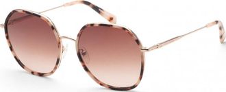 Longchamp Womens LO163S 58 780 Sunglasses - Rose Gold - One Size