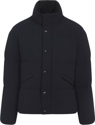 Giorgio Armani Dark Blue Quilted Jacket