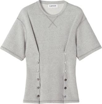 Lanvin Top a maniche corte - Grigio