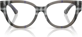 Burberry BE24214147 Check Pattern Eyeglasses - Gray