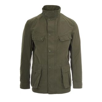 Barbour Garment Dyed Duke Casual Jacket - male - Barbour - Light Jackets - Green - XL - Jackets
