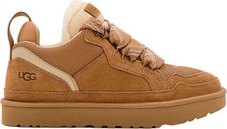 UGG Brown Lowmel Suede Canvas Mesh Sneakers