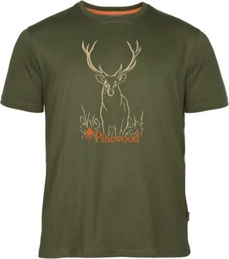 Pinewood Red Deer T-Shirt T-Shirt f&uuml;r Herren | oliv