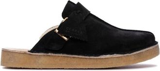 Clarks Clogs - Dames - Klompen - Zwart - 41 EU - Leer - Schoenen