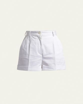 Dolce & Gabbana High-Rise Gabardine Shorts
