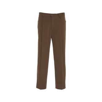 BRIGLIA 1949 Broeken, Heren, Bruin, S, Katoen, Elegante Chino Broek Marrone Aw 25