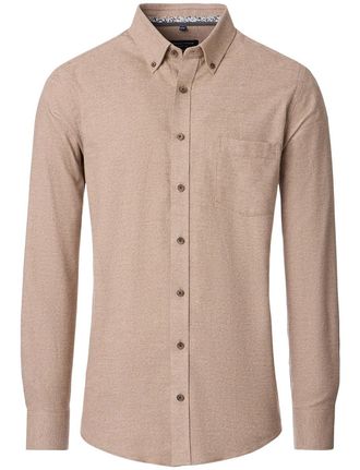 Casamoda Overhemd casa moda casual fit beige