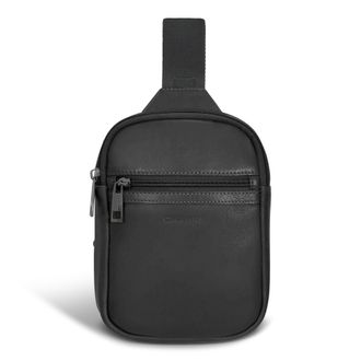 Champs Luggage Onyx / Leather Holster Crossbody Bag
