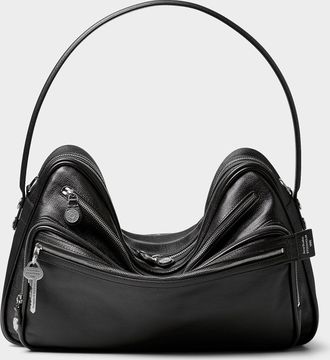 Acne Studios Mens Camero leather messenger bag