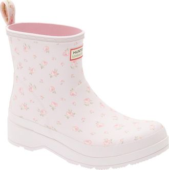 Hunter x LoveShackFancy Original Play Waterproof Boot in Blooming Heirloom Ditsy at Nordstrom, Size 10