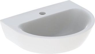 Keramag Keramag - Geberit Renova Lavabo Con Enjuague Manual, 1 Agujero Para Grifo