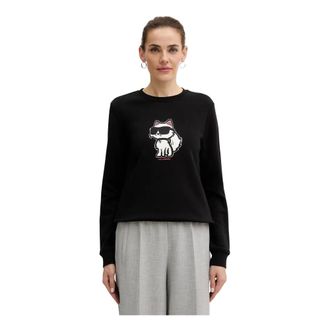 Karl Lagerfeld Donna, Felpe, Nero, XS, new