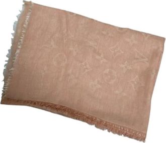Louis Vuitton Pre-owned Scarves, female, Beige, Size: ONE SIZE Pre-owned Stole