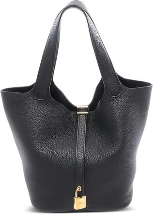 Herm&egrave;s 2020 Picotin Lock handtas - Zwart