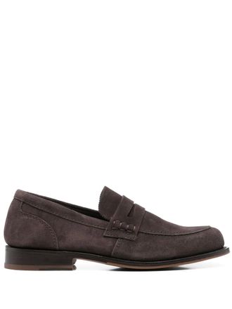 Trickers suede loafers - Brown