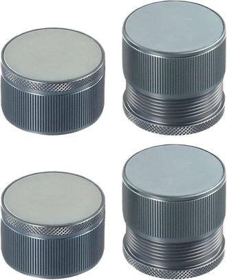 OEM Juego De Elevadores De Cama Ajustables De Aleaci&oacute;n De Aluminio Para Mayor Espacio (4 Piezas, Color Gris)