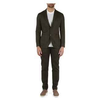 Boglioli Single Breasted Suits, male, Black, Size: XL Elegant Dress