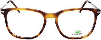 Lacoste Mens Brown Rectangular Eyeglass Frames L2603ND