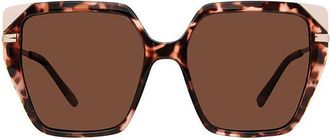 Priv&eacute; Revaux CALL BACK/S Polarized HT8/SP Womens Sunglasses Tortoiseshell Size 55