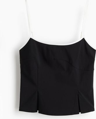 H&M Trägertop - Schwarz