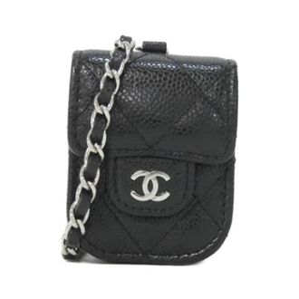 Chanel Pre-owned Bags, female, Black, Size: ONE SIZE Pre-owned Vintage Shoulder Bag