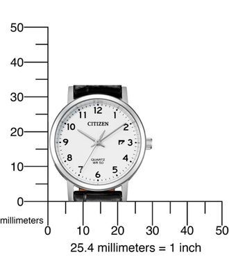 Citizen Womens Black Watch EU6090-03A Leather - One Size