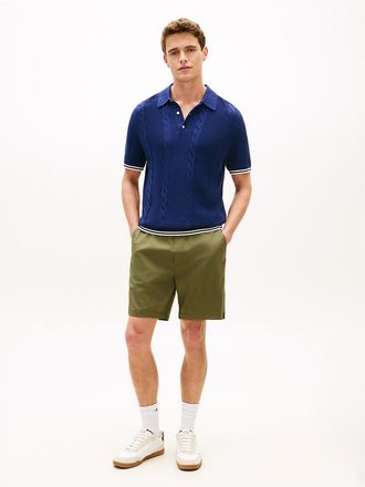 Tommy Hilfiger Mens Regular Fit 7 Garment Washed Short - Green - XXXL