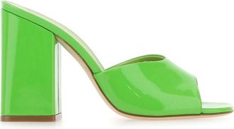 PARIS TEXAS Green Slip On Heels